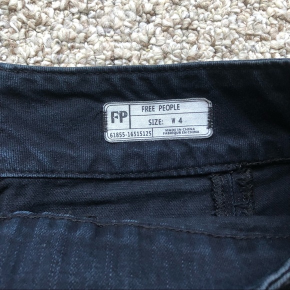 Free People Zip To It Denim Mini Skirt - Picture 5 of 5